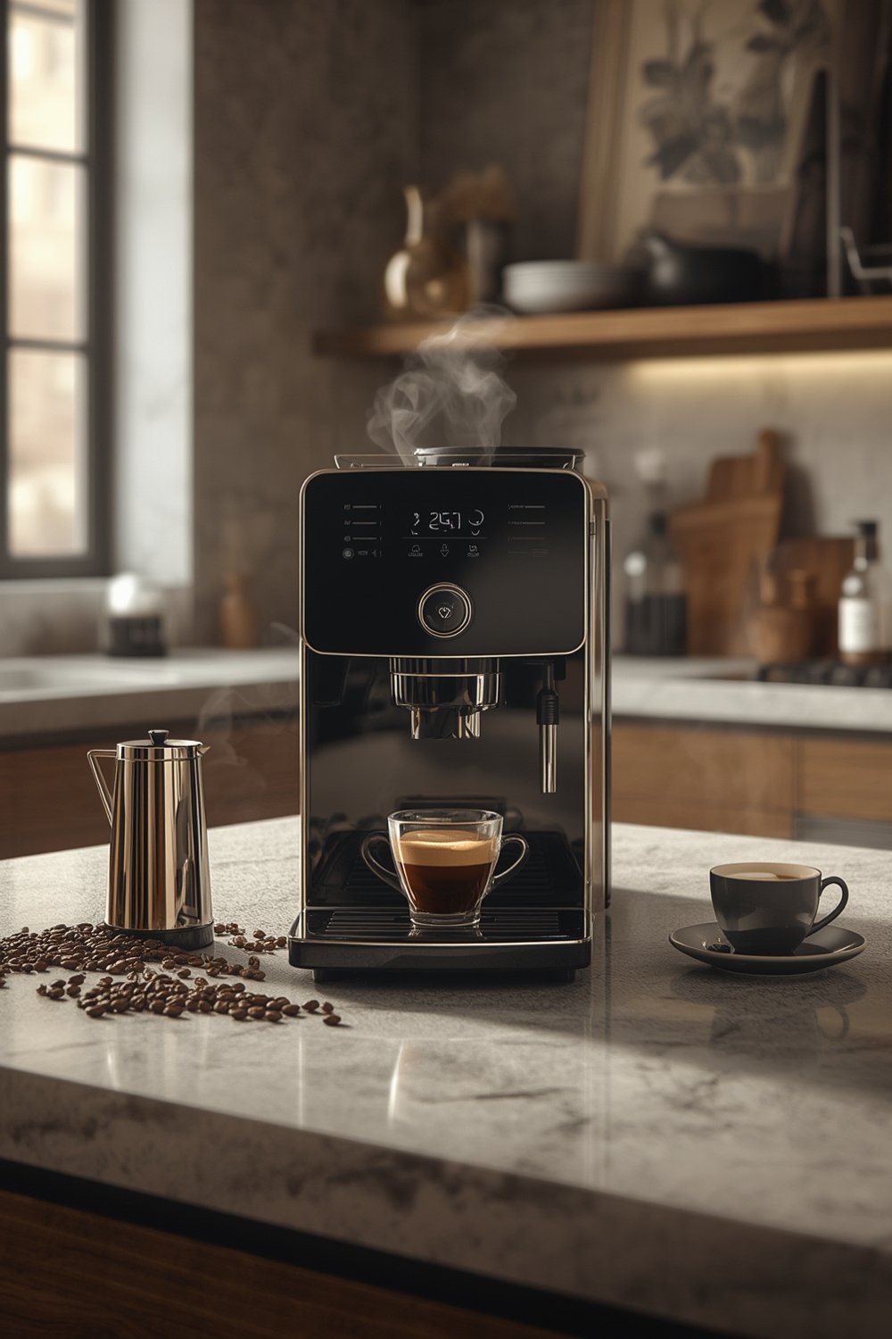 Automatic Espresso Machine - Illustration 1