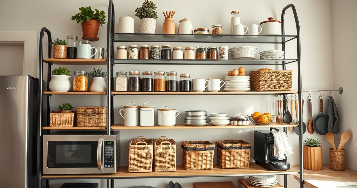 bakers rack in action