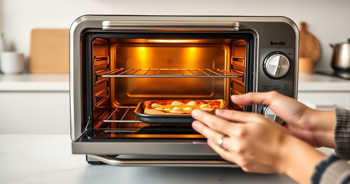 smart oven in action