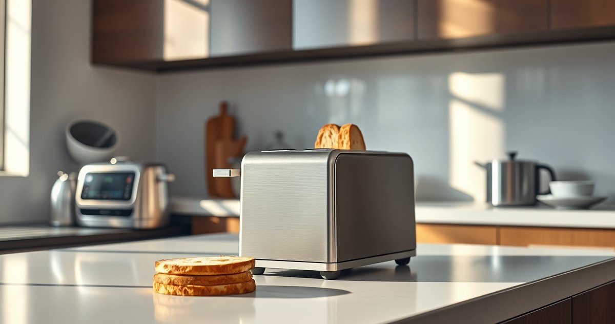 slim toaster product view