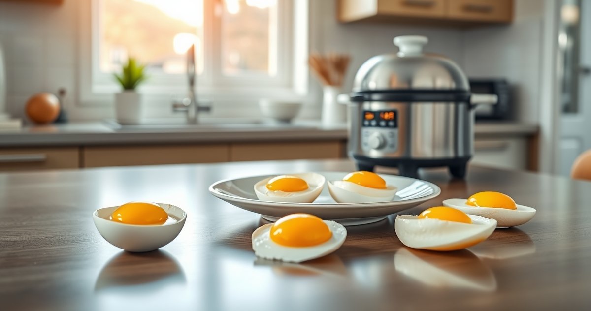 Egg Cooker in action