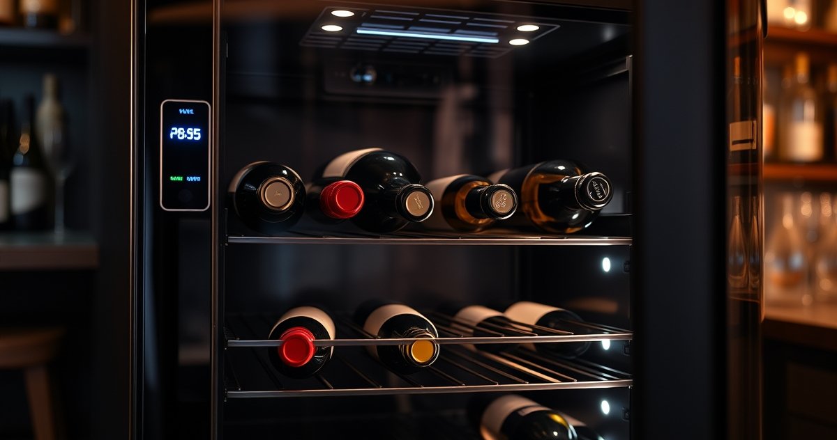 wine cooler in action