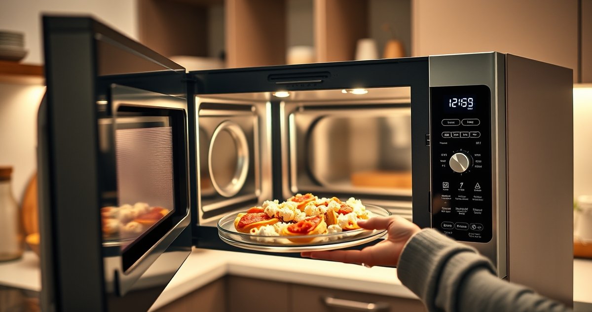 digital microwave in action