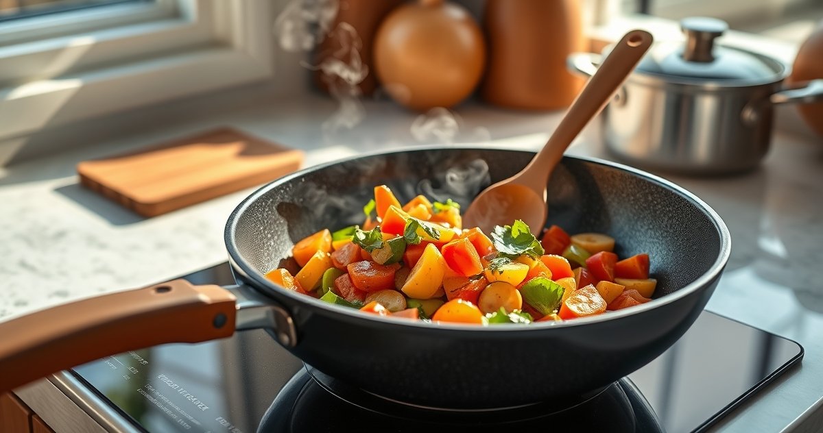 induction cookware in action