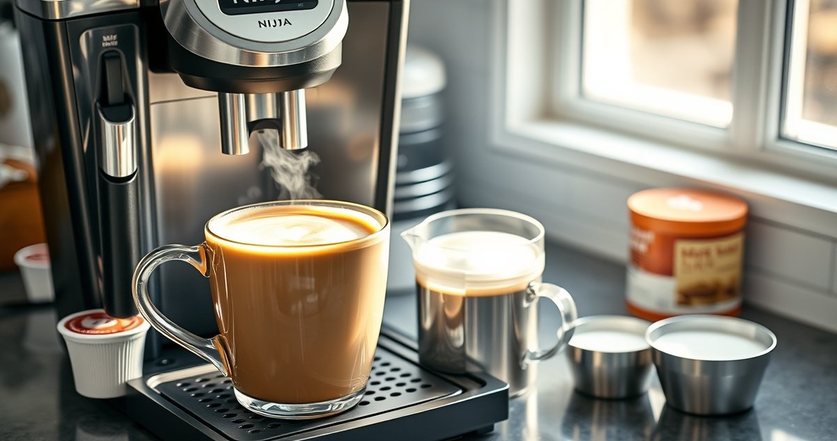 ninja coffee in action